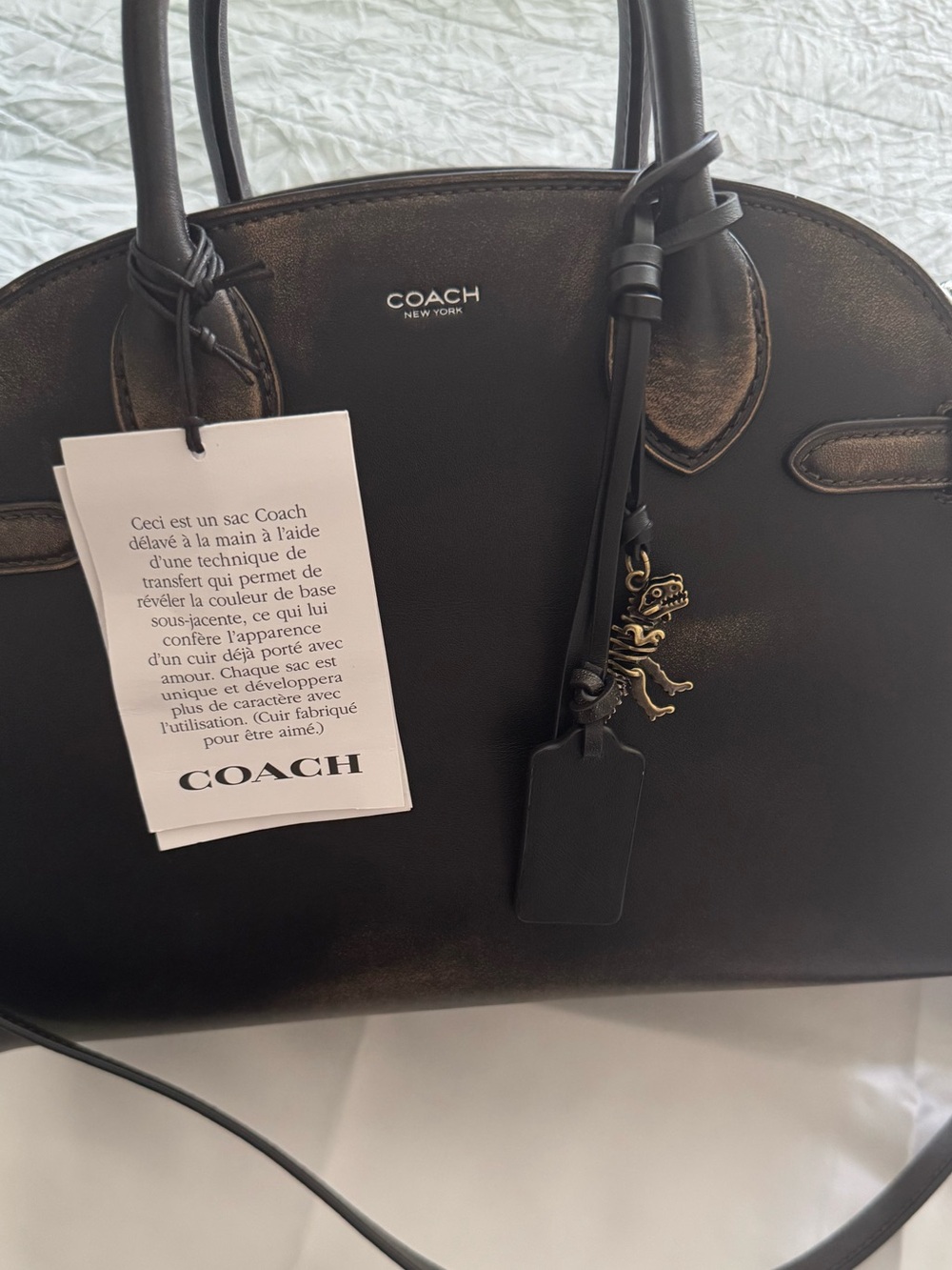 NWT Coach Loved Leather Empire 28 - Picture 5 of 14